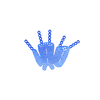 Plat orbit 1.5mm, plat maxillofacial jenis-III