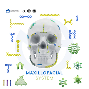 Maxillofacial Plate 1.5mm Skru Pengendalian Sendiri