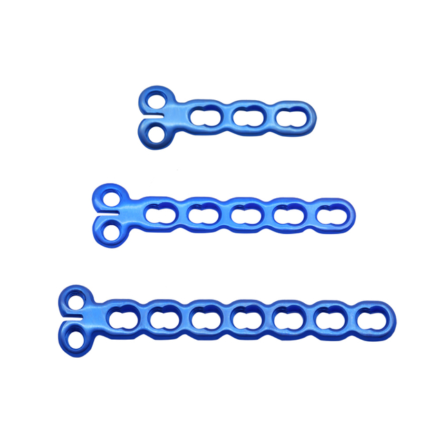 Pelat pengunci condylar mini 2,4 mm