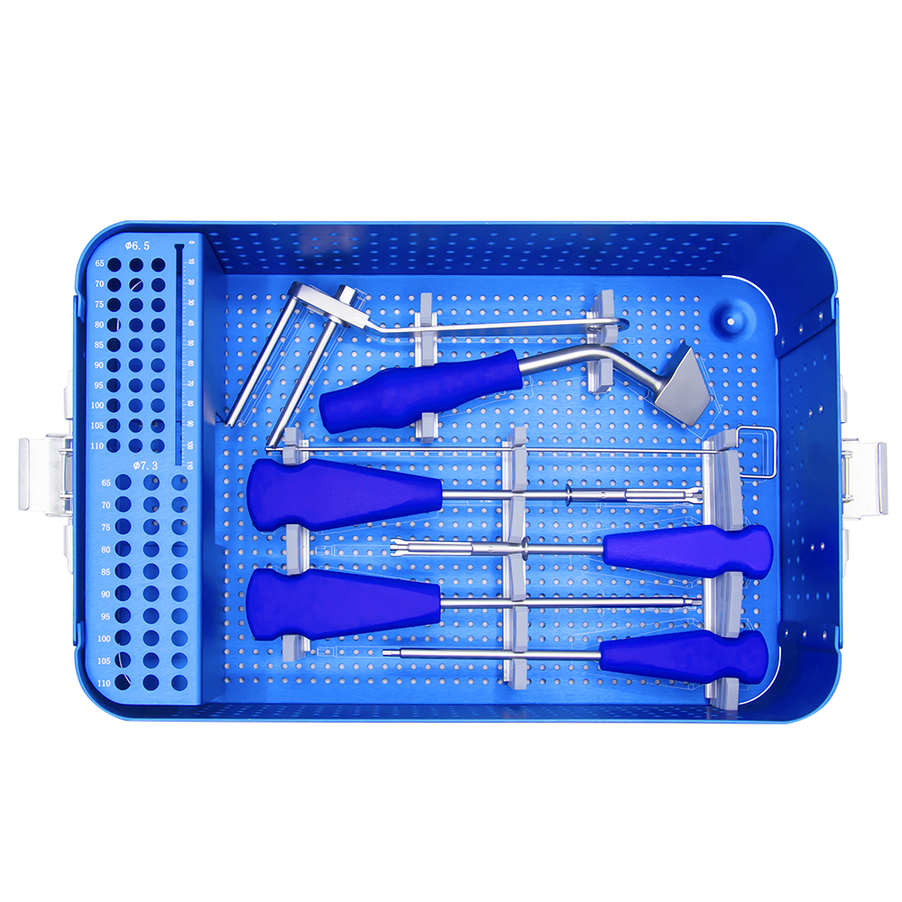 Set instrumen skru cannulated 6.5/7.3mm