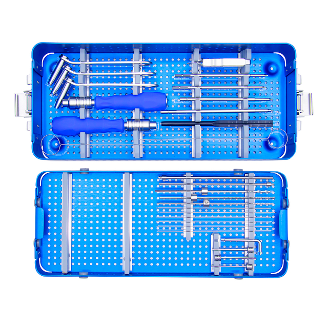 3.0/3.5/4.0/5.0mm set instrumen sekrup kompresi tanpa headless