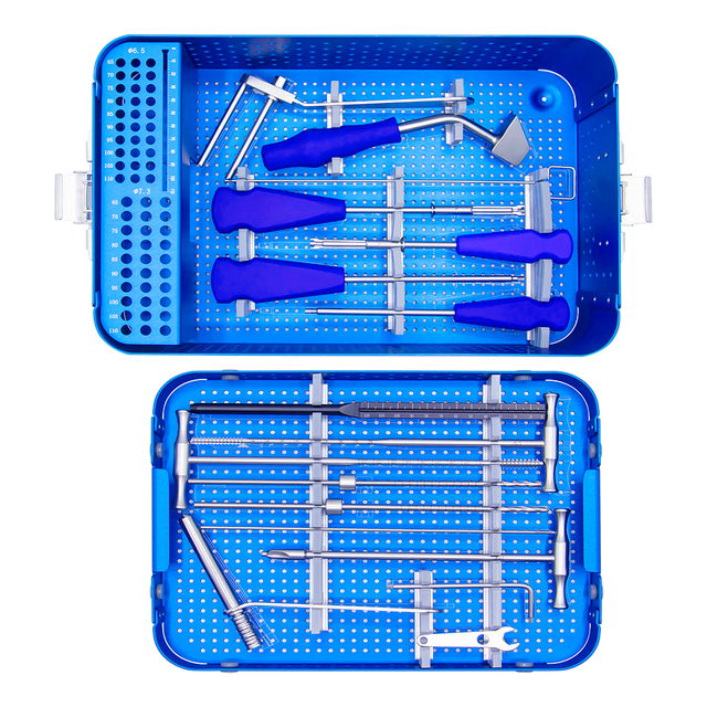 6.5/7.3mm set instrumen sekrup kanulat
