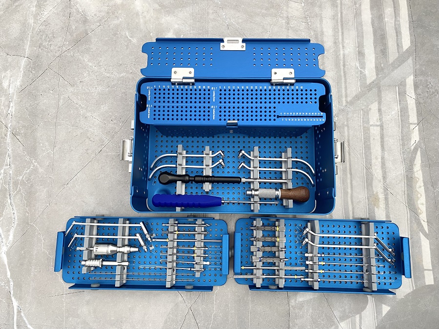 2.4/2.7 Set instrumen plat pengunci pelbagai paksi