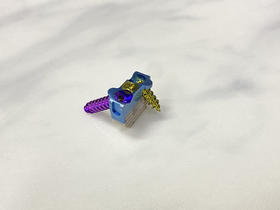 cervical cage with screw