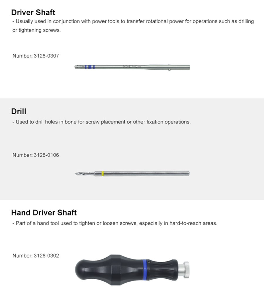 maxillofacial plates instruments set