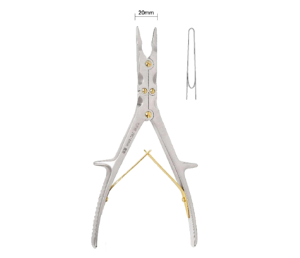 Double Joint Rongeur (Large Open File)