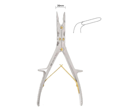 Double Joint Rongeur (Large Open File)