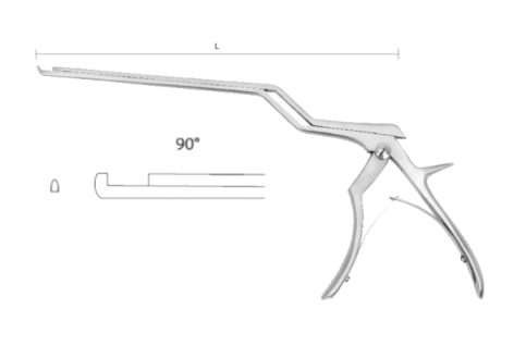 Laminectomy rongeurs (juu curved)