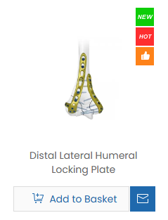 Pelat pengunci humerus lateral distal