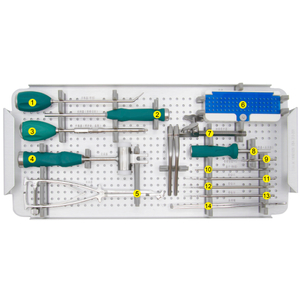 Peek Cervical Cage with Locking Screw Instrument Set