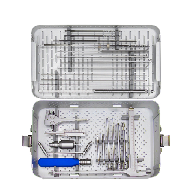 Set instrumen pelat pengunci osteotomi